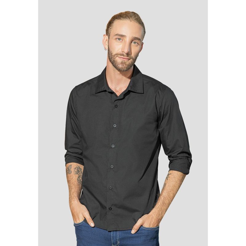 RUTTA - Camisa Hombre Negro Rutta 106423