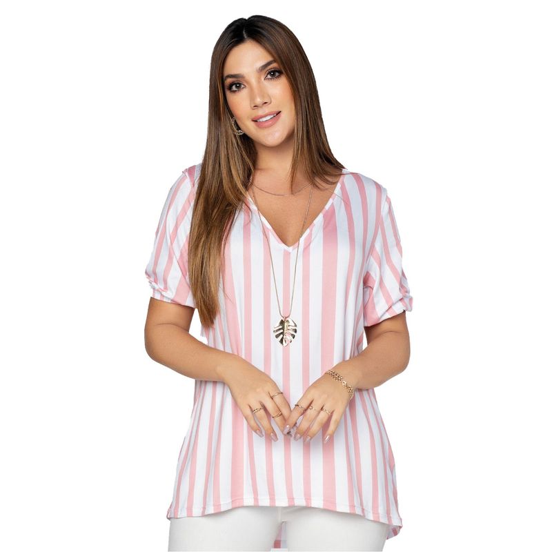 MARKETING PERSONAL - Blusón Mujer Estampado Mp 7231