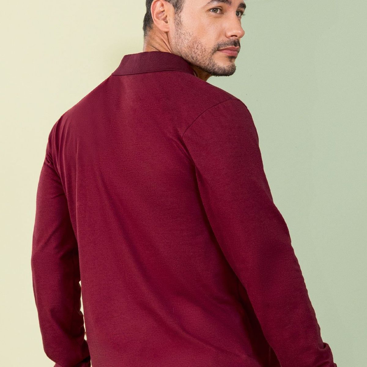 MARKETING PERSONAL - Camibuzo Hombre Vinotinto Mp 105401