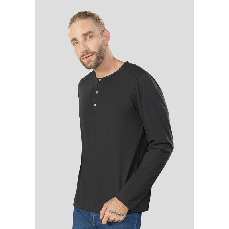RUTTA - Camibuzo Hombre Negro Rutta 91885