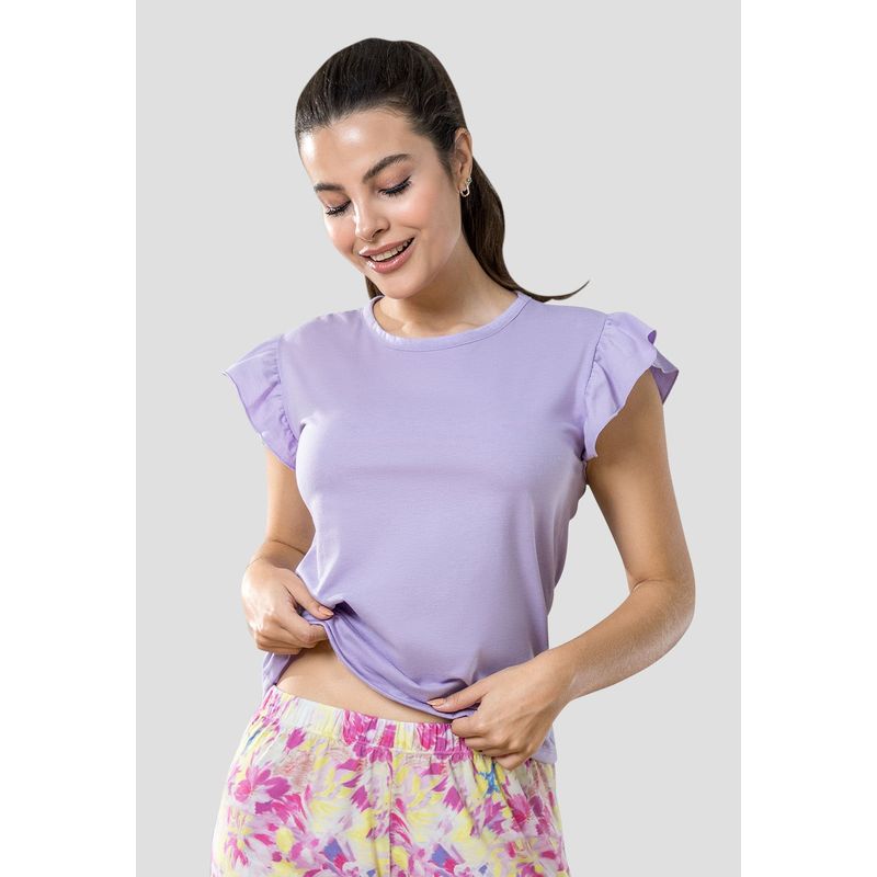 FORMAS INTIMAS - Camiseta Mujer Lila Fi 105939