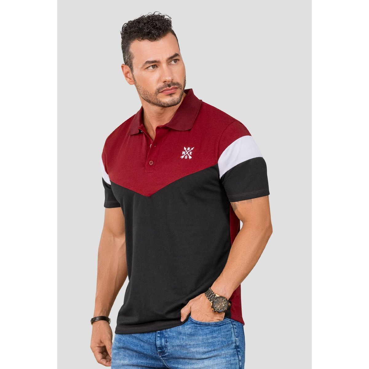 MARKETING PERSONAL - Polo Hombre Multicolor Mp 105397
