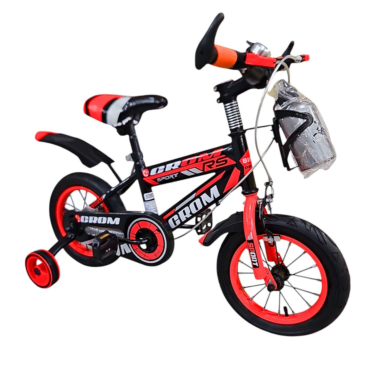 GENERICO - BICICLETA RIN 12 PARA NIÑOS CON AUXILIARES BIKE-9000