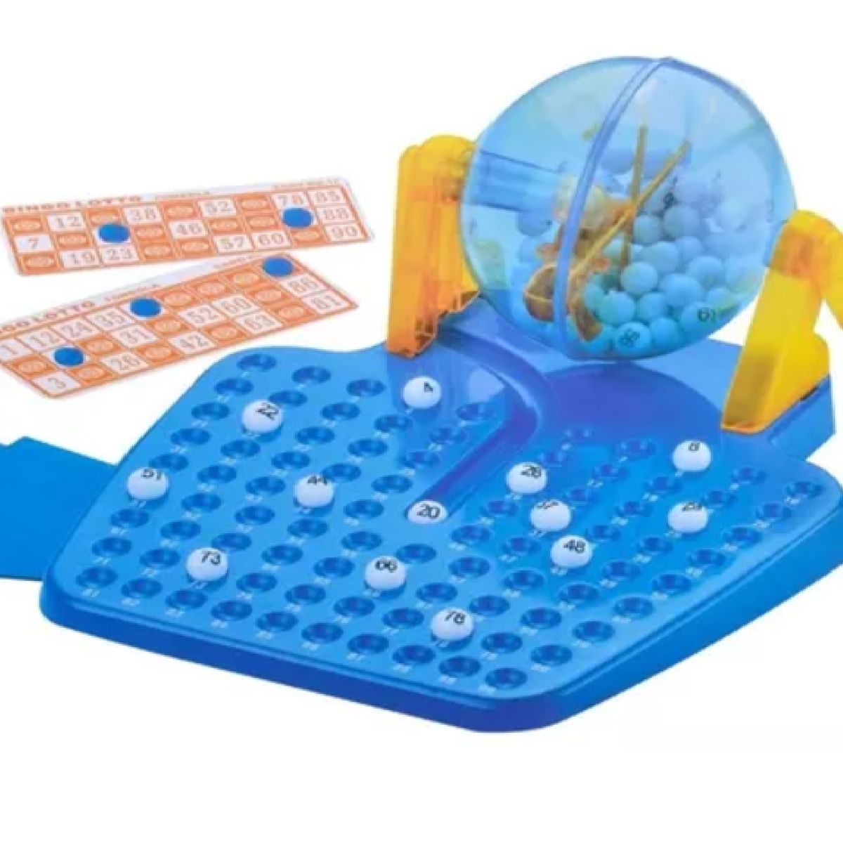 GENERICO - Bingo Sencillo 90 Numeros Juego de Mesa Familiar