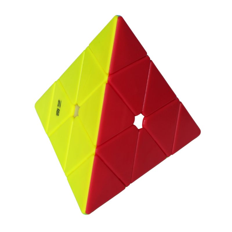 QIYI - Cubo Rubik Pyraminx Qiyi Stickerless A Pirámide 3x3x3