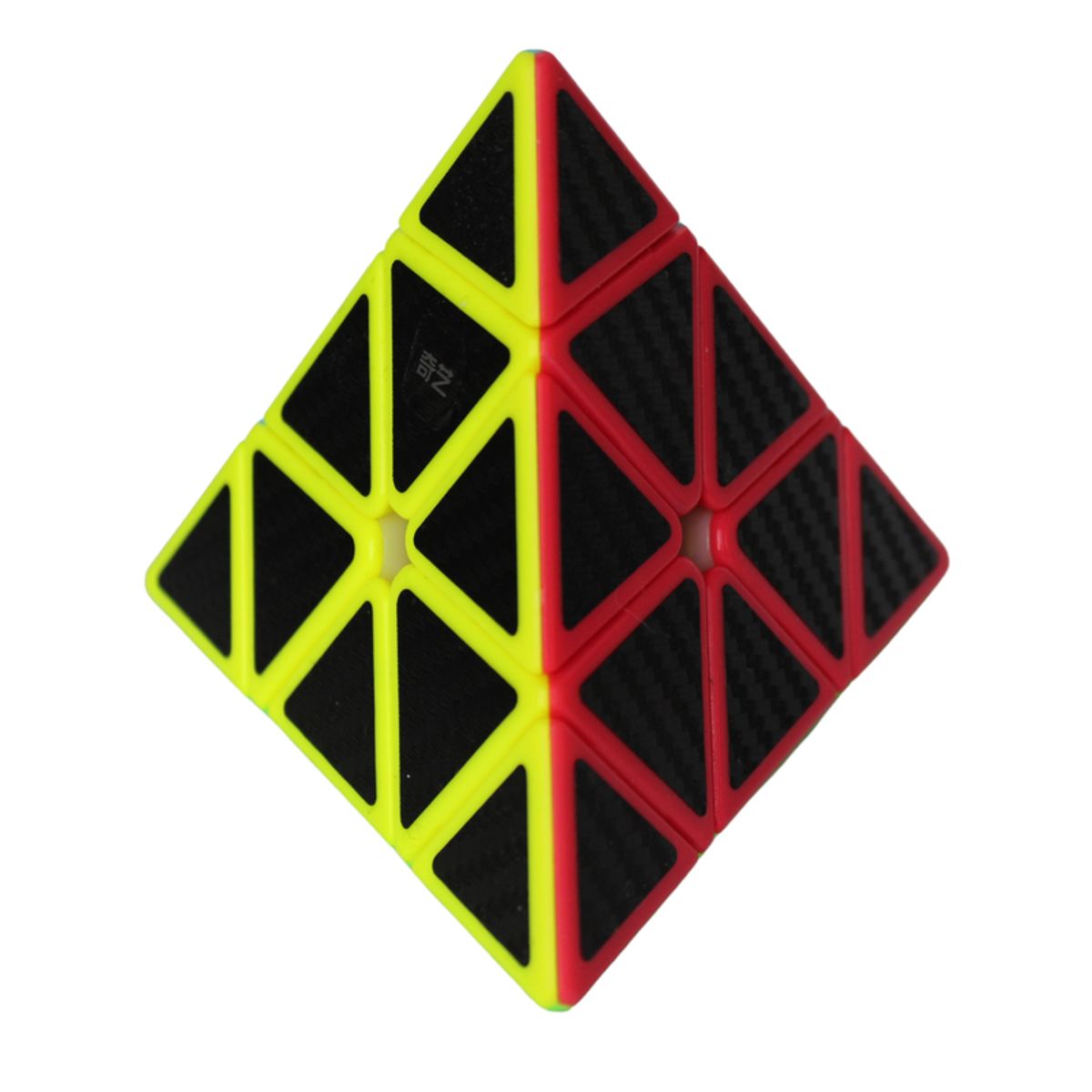 QIYI - Cubo Rubik Pyraminx Qiyi Stickers en Fibra De Carbón