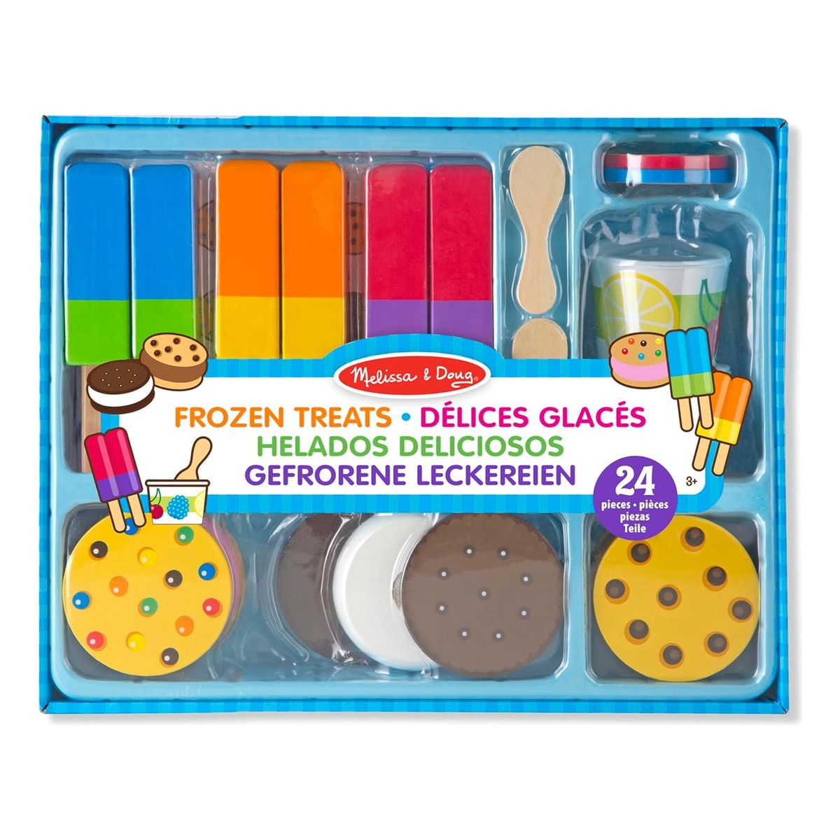 GENERICO - Set De Golosinas Congeladas De Madera M&D