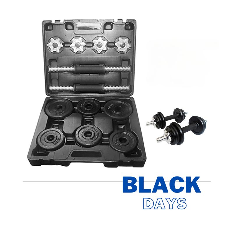 SPORTFITNESS - KIT DE MANCUERNAS 12KG