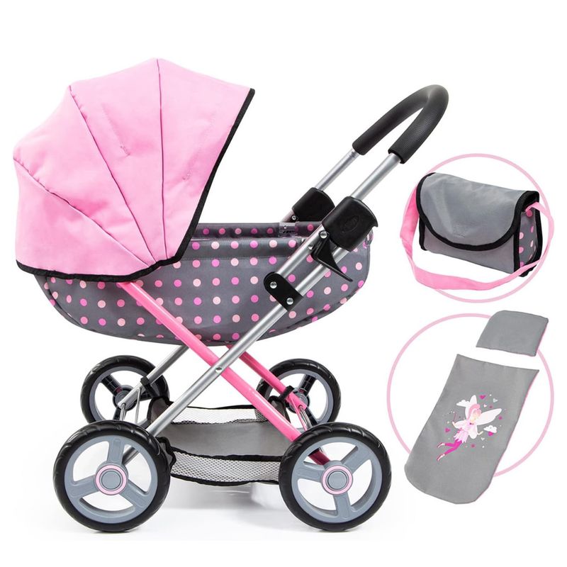 GENERICO - Coche Plegable Para Muñecas Realistas Reborn Con Bolso
