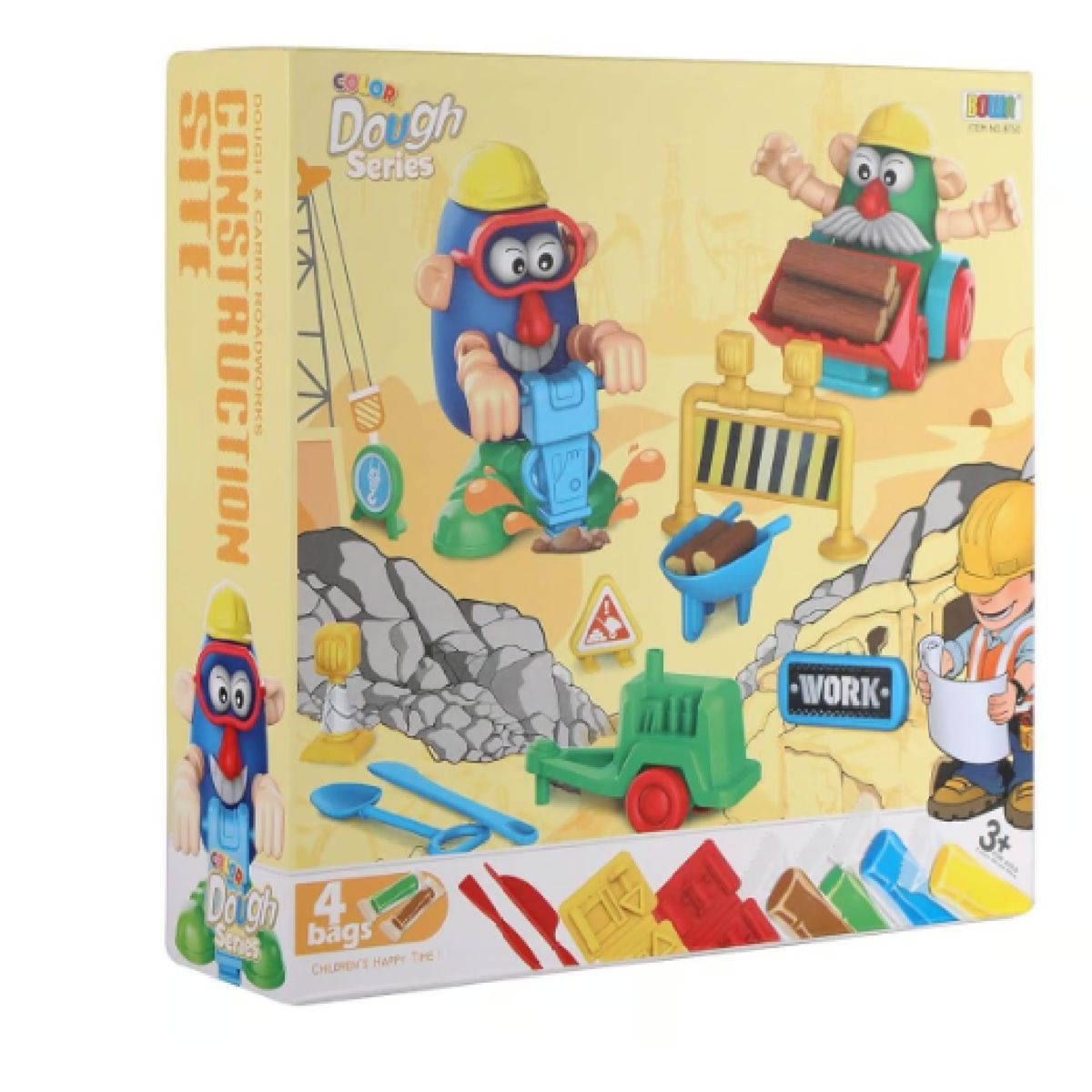 GENERICO - Set De Plastilina Juego Didactico Para Niños Construcción