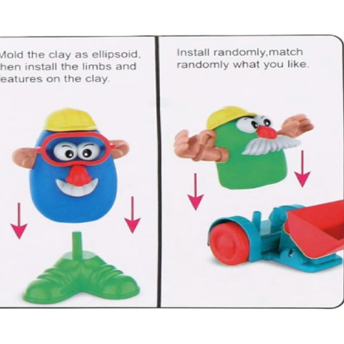 GENERICO - Set De Plastilina Juego Didactico Para Niños Construcción