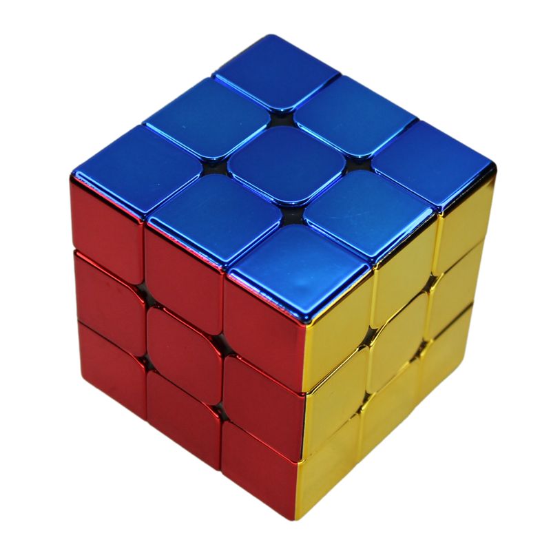 QIYI - Cubo Rubik 333 Metalizado