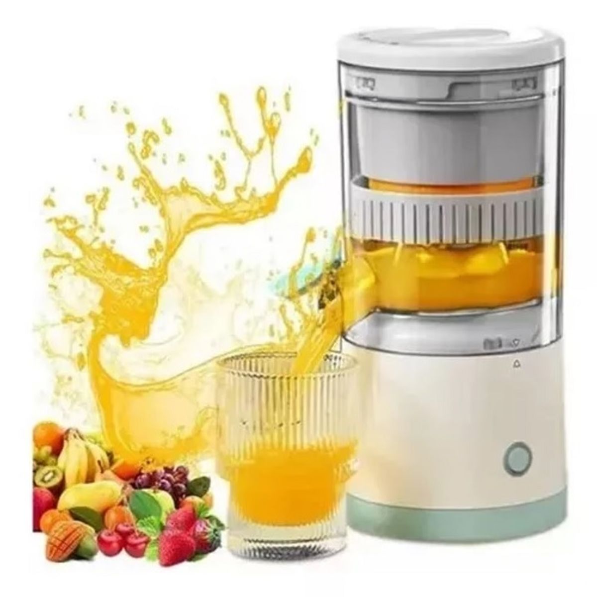 GENERAL - Extractor De Sumo De Fruta Eléctrico Recargable Jugo Naranja