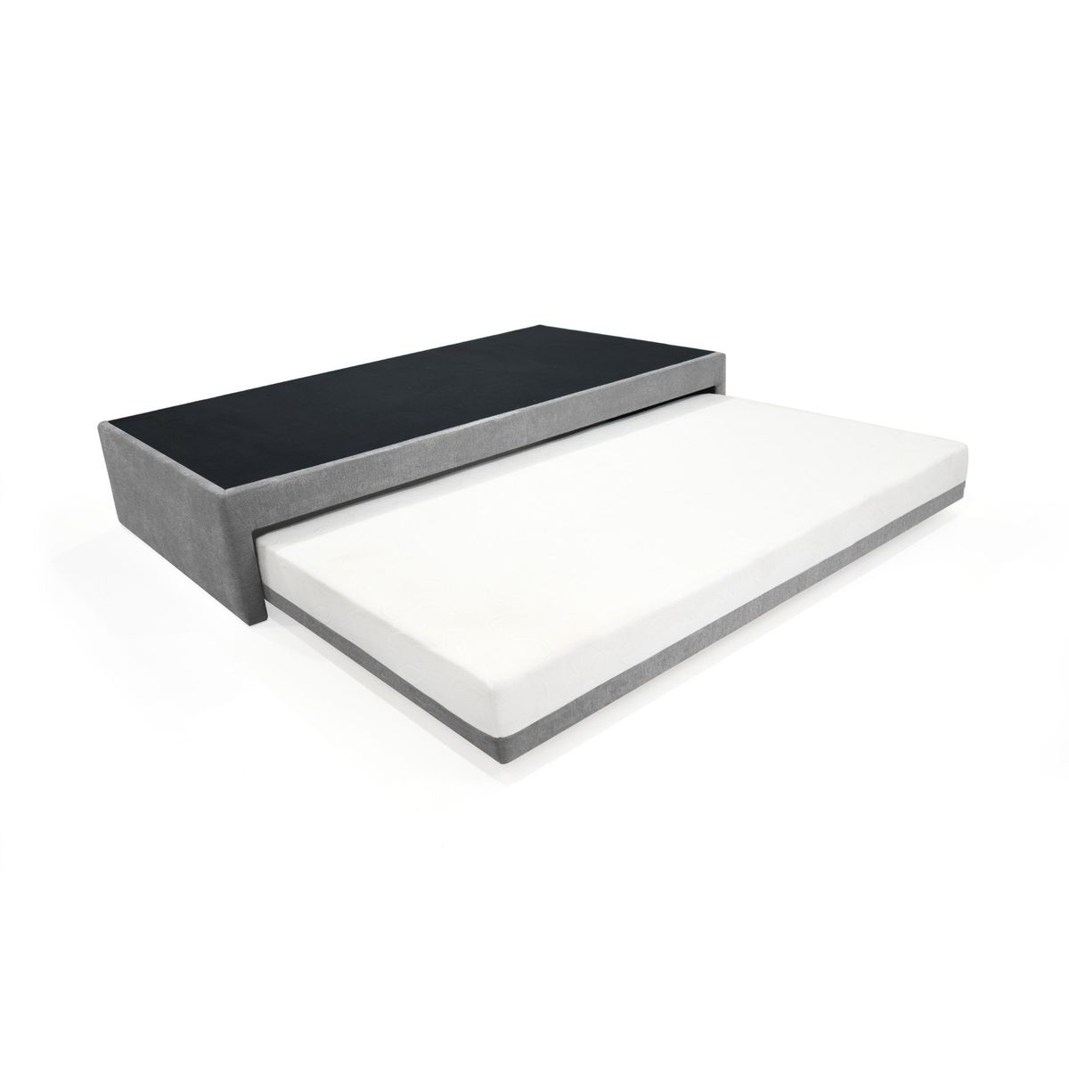 VENECIA - Cama Nido Finlandia Semidoble Tela Gris