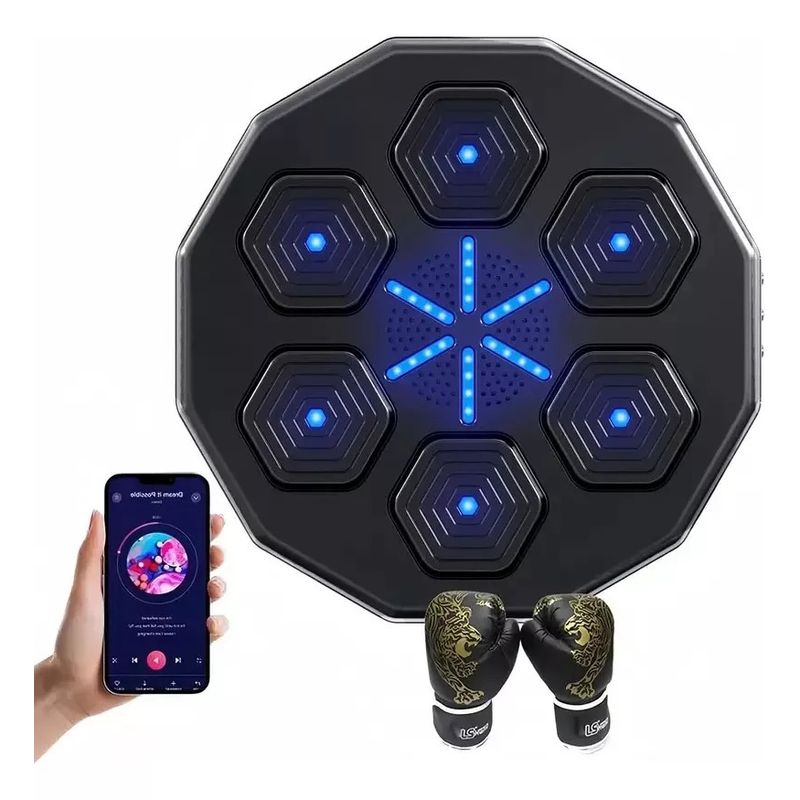 GENERICO - Máquina De Boxeo Musical Con Guantes Bluetooth