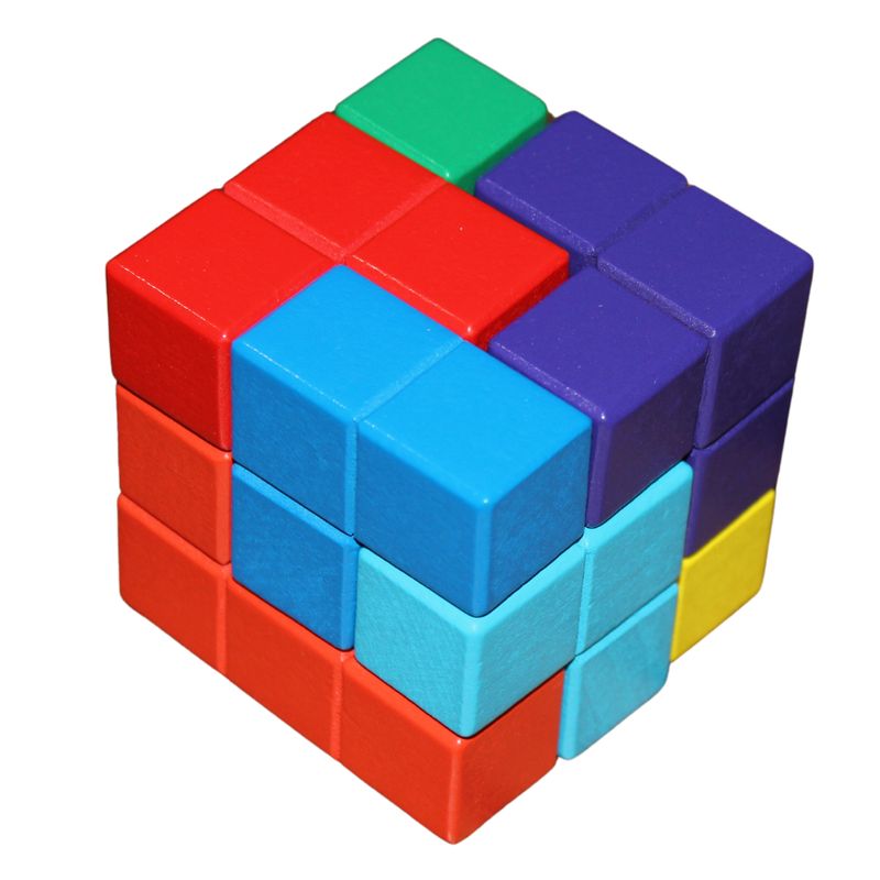 QIYI - Cubo Rubik Soma Madera 7 Piezas