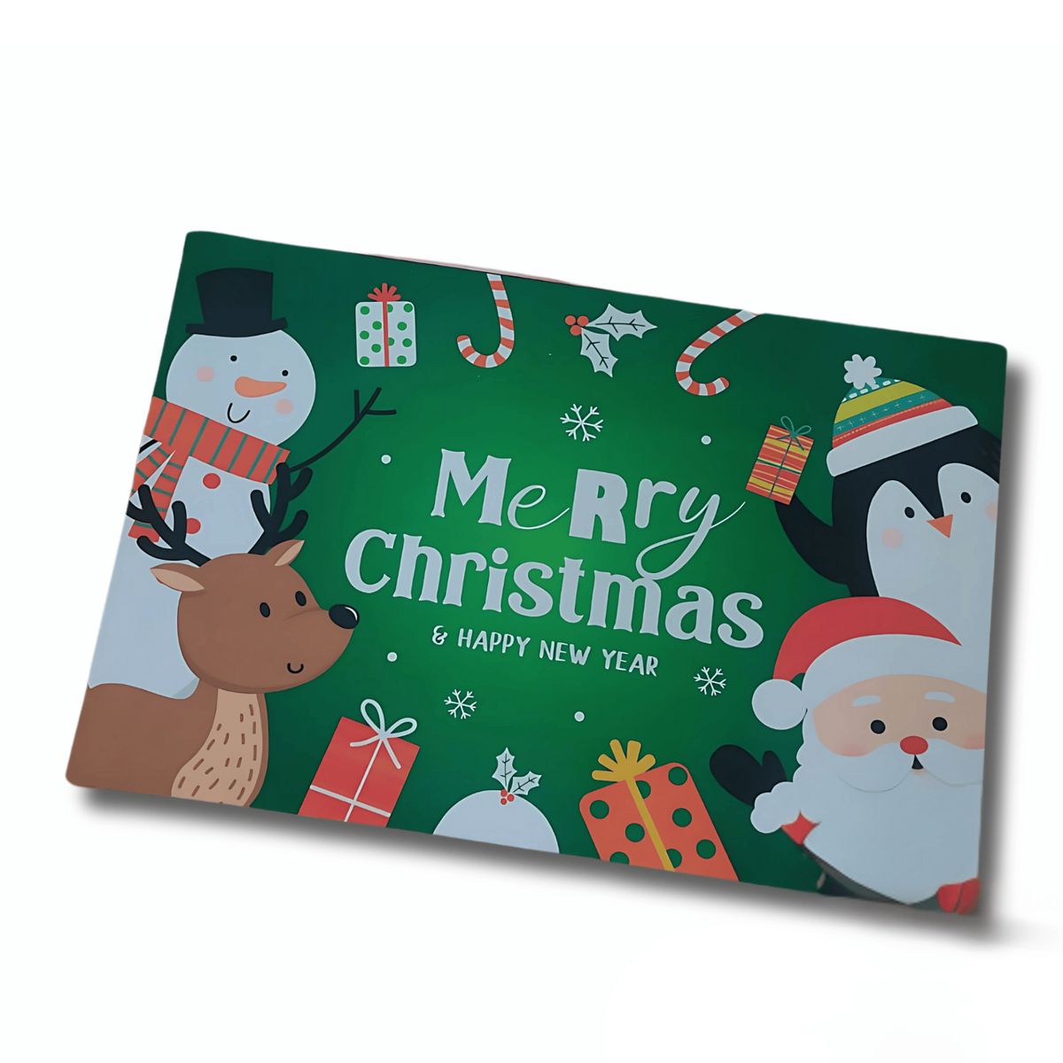 GENERICO - Tapete Navidad Antideslizante Decoración Hogar Exterior