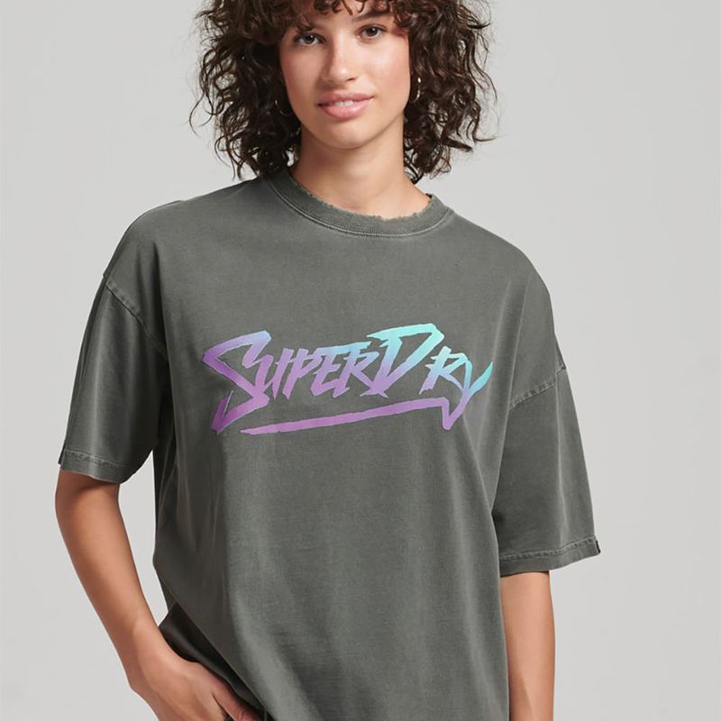 SUPERDRY - Camiseta Para Mujer Vintage Indie Mark Superdry