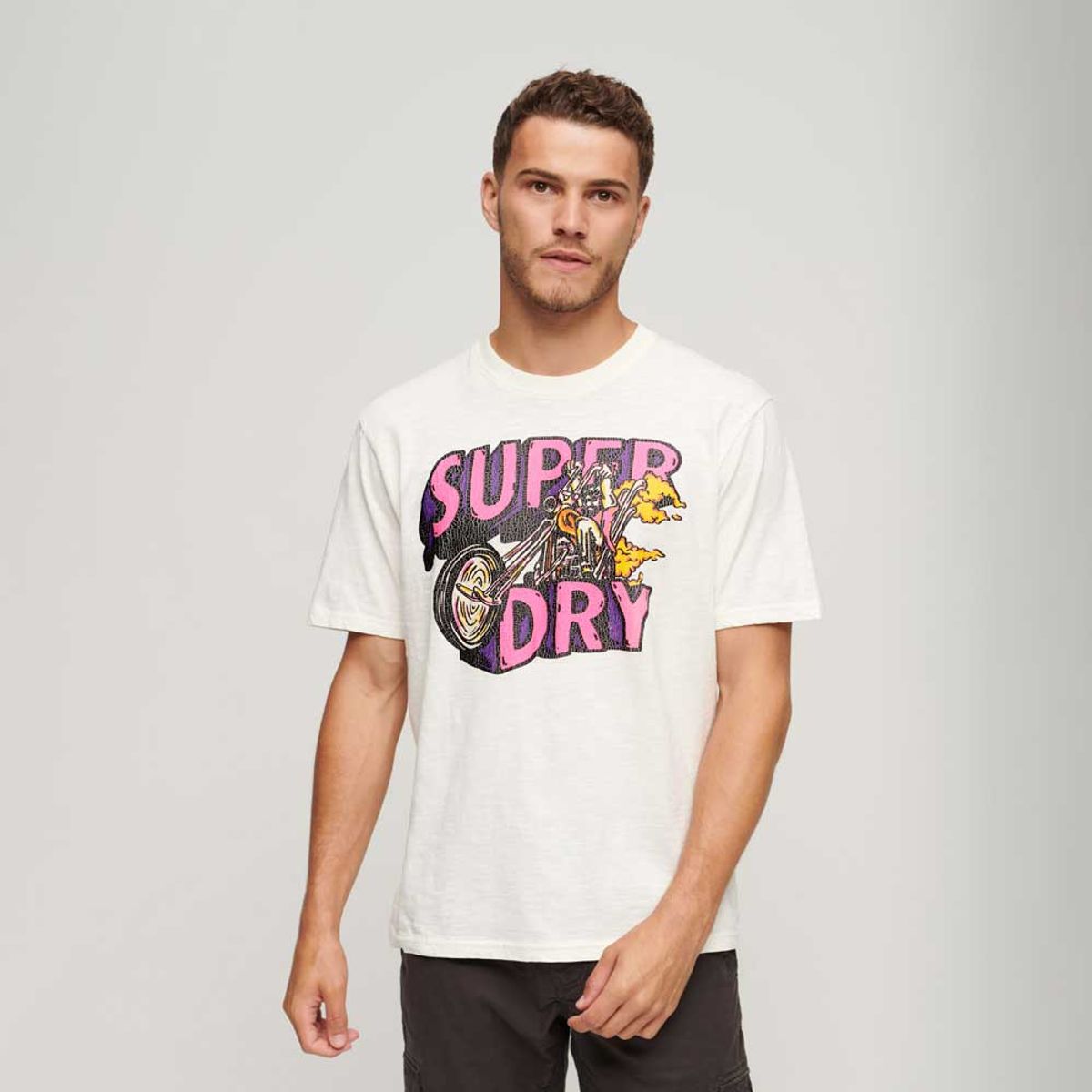 SUPERDRY - Camiseta Para Hombre Motor Retro Graphic Superdry