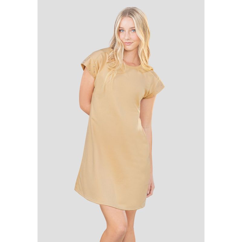 RUTTA - Vestido Corto Mujer Caramelo Rutta 106573