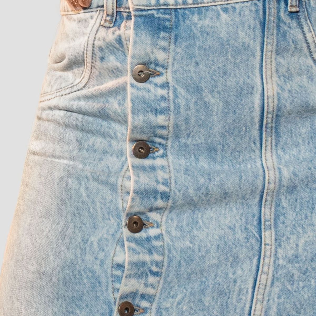 MARKETING PERSONAL - Falda Larga Mujer Azul Claro Mp 105528