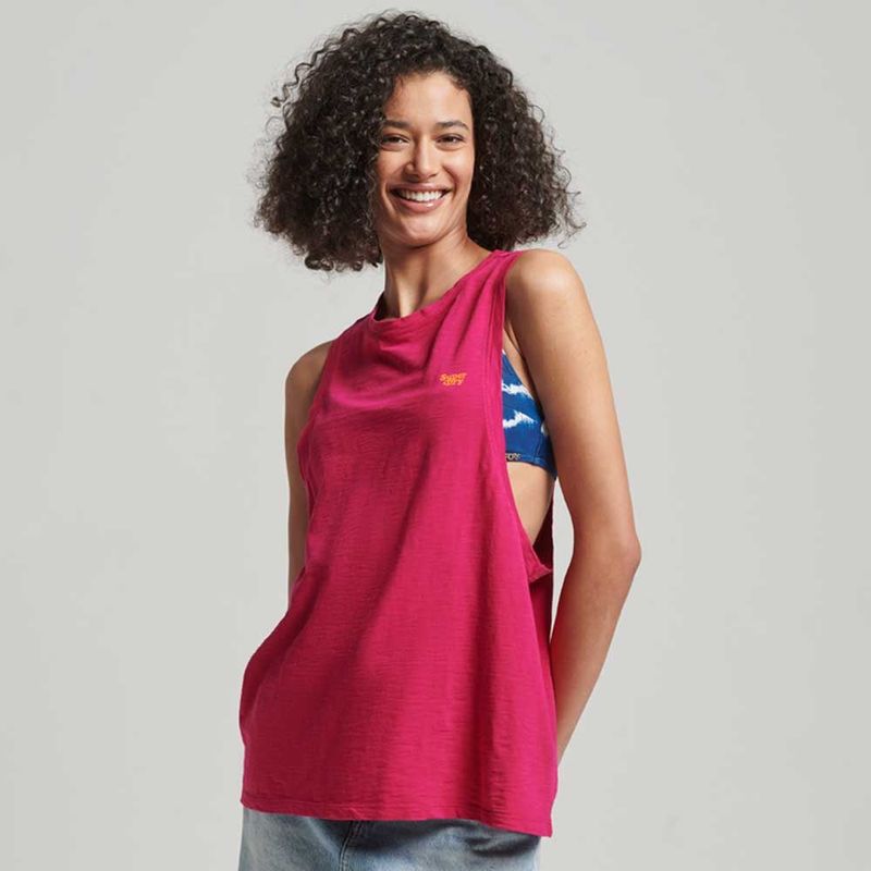 SUPERDRY - Camiseta Para Mujer Vintage Surf Tank Superdry