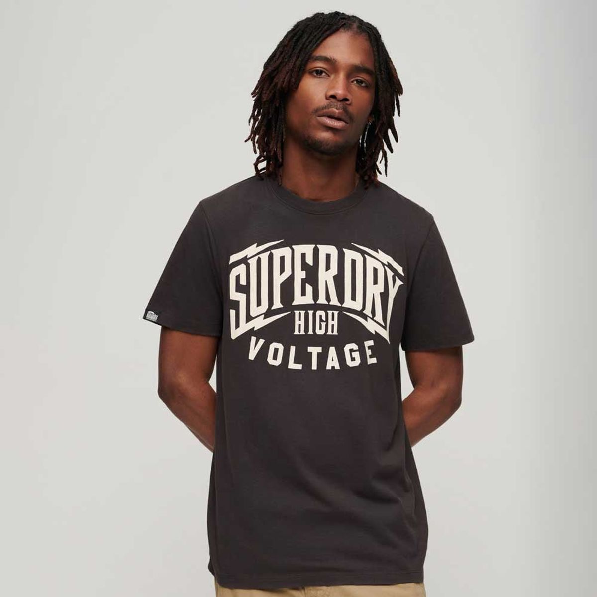 SUPERDRY - Camiseta Para Hombre Blackout Rock Graphic Superdry