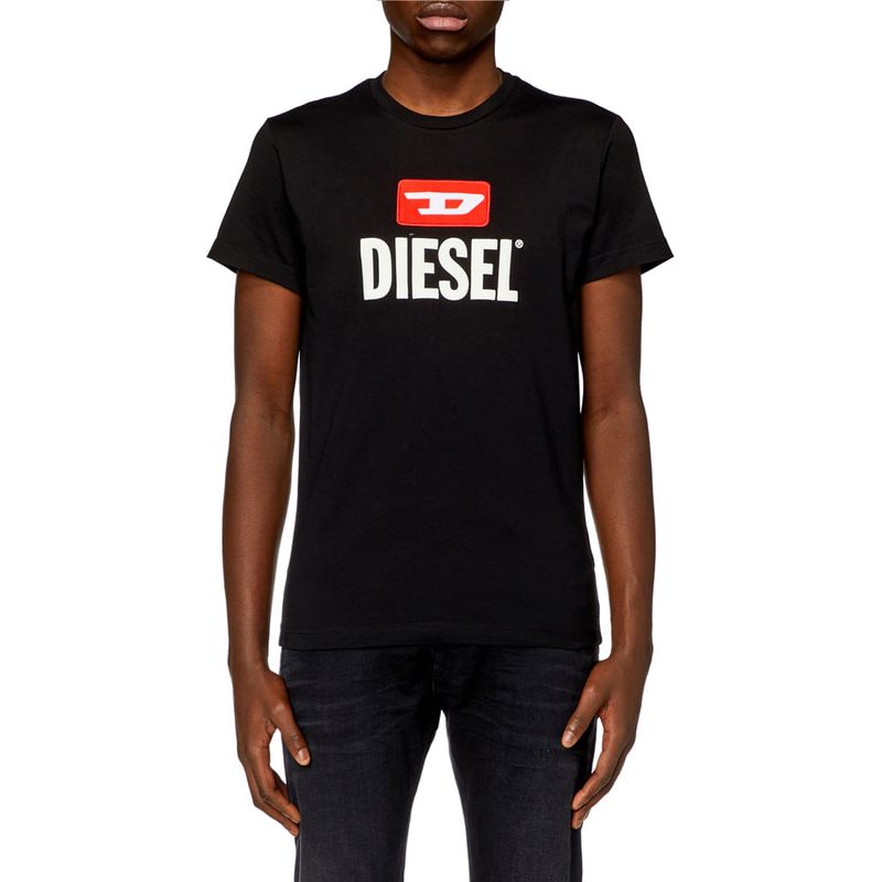 DIESEL - Camiseta Manga Corta Para Hombre T-Diego New D Logo Diesel