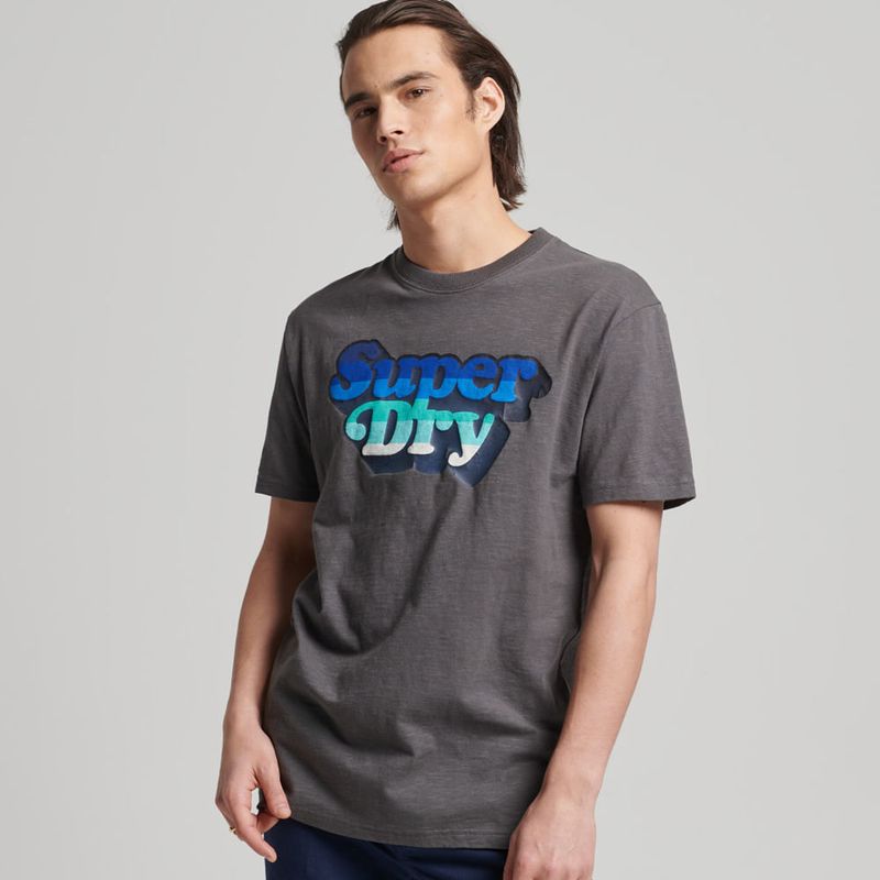SUPERDRY - Camiseta Para Hombre Vintage Cali Stripe Tee Superdry