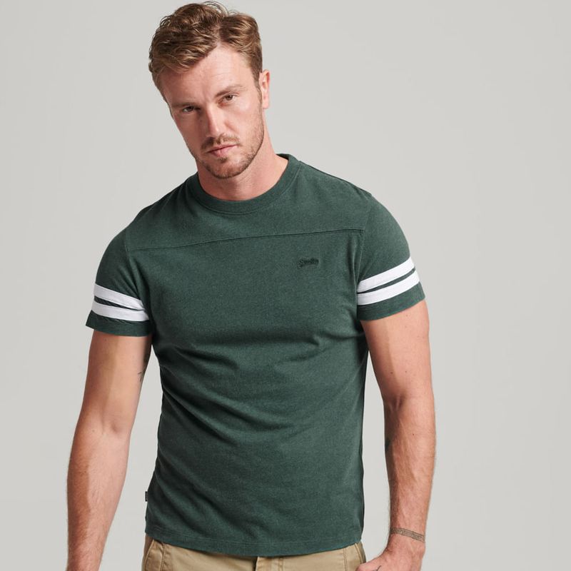 SUPERDRY - Camiseta Manga Corta Para Hombre Vle Quarterback Superdry
