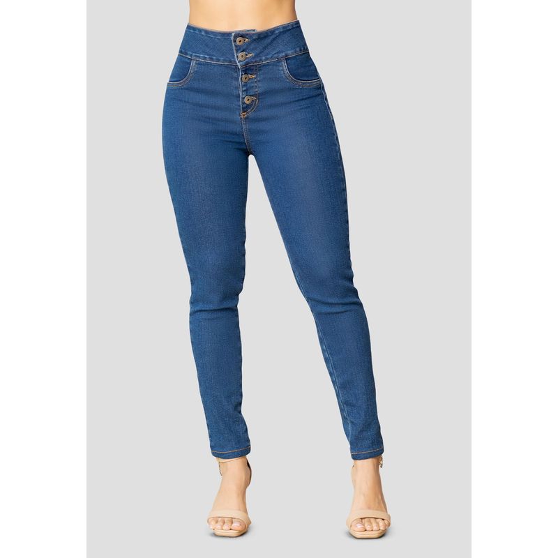 MARKETING PERSONAL - Jean Mujer Azul Medio Mp 105526