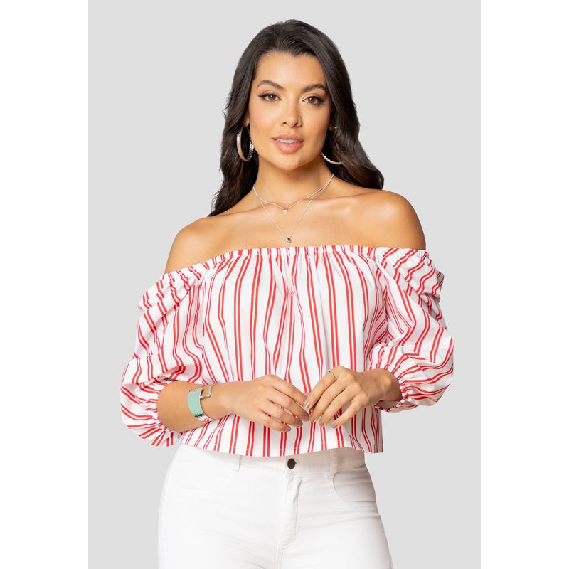 MARKETING PERSONAL - Blusa Mujer Estampado Mp 104007
