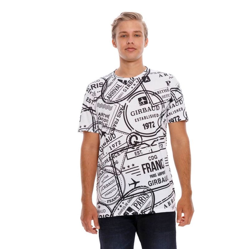 MARITHE FRANCOIS GIRBAUD - Camiseta Manga Corta Para Hombre Girbaud