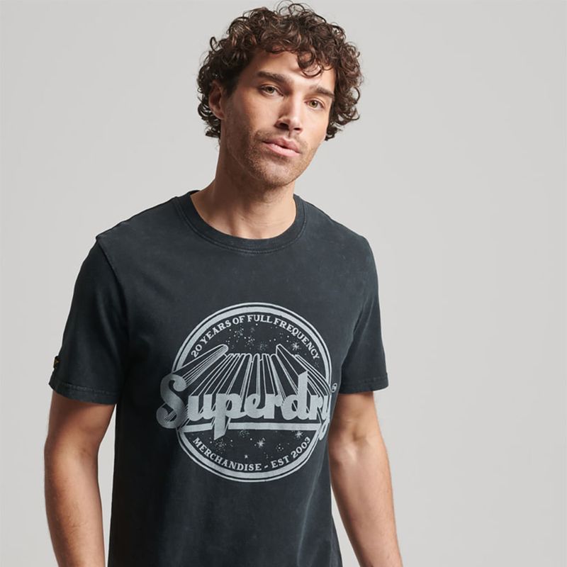 SUPERDRY - Camiseta Para Hombre Vintage Merch Superdry