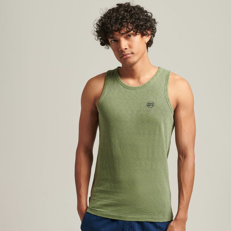 SUPERDRY - Camiseta Para Hombre Vintage Texture Tank Superdry
