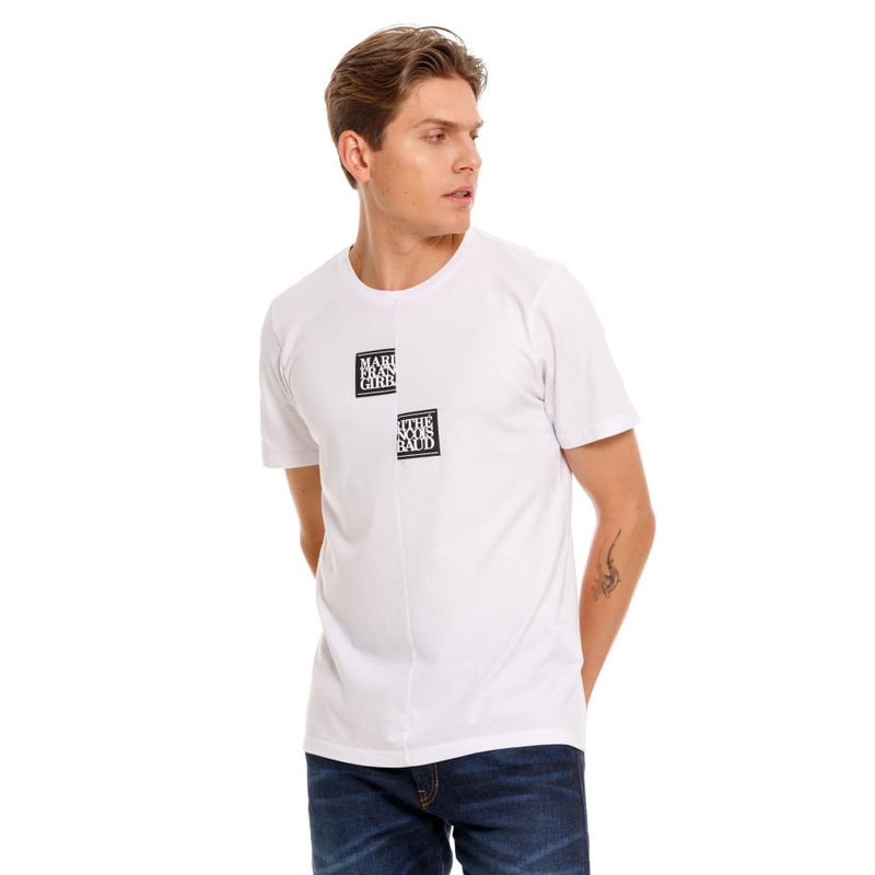 MARITHE FRANCOIS GIRBAUD - Camiseta Manga Corta Para Hombre Le-Francois Girbaud