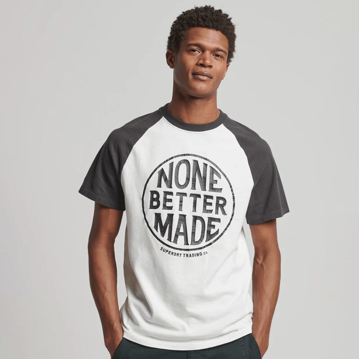 SUPERDRY - Camiseta Para Hombre Vintage Americana Baseball Tee Superdry