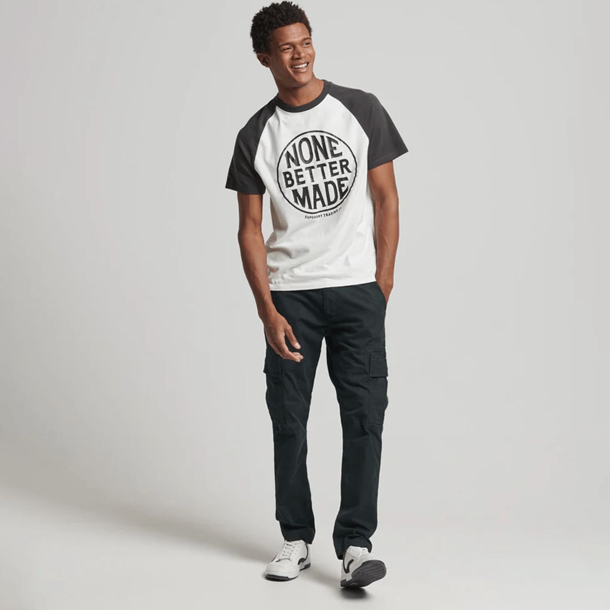 SUPERDRY - Camiseta Para Hombre Vintage Americana Baseball Tee Superdry