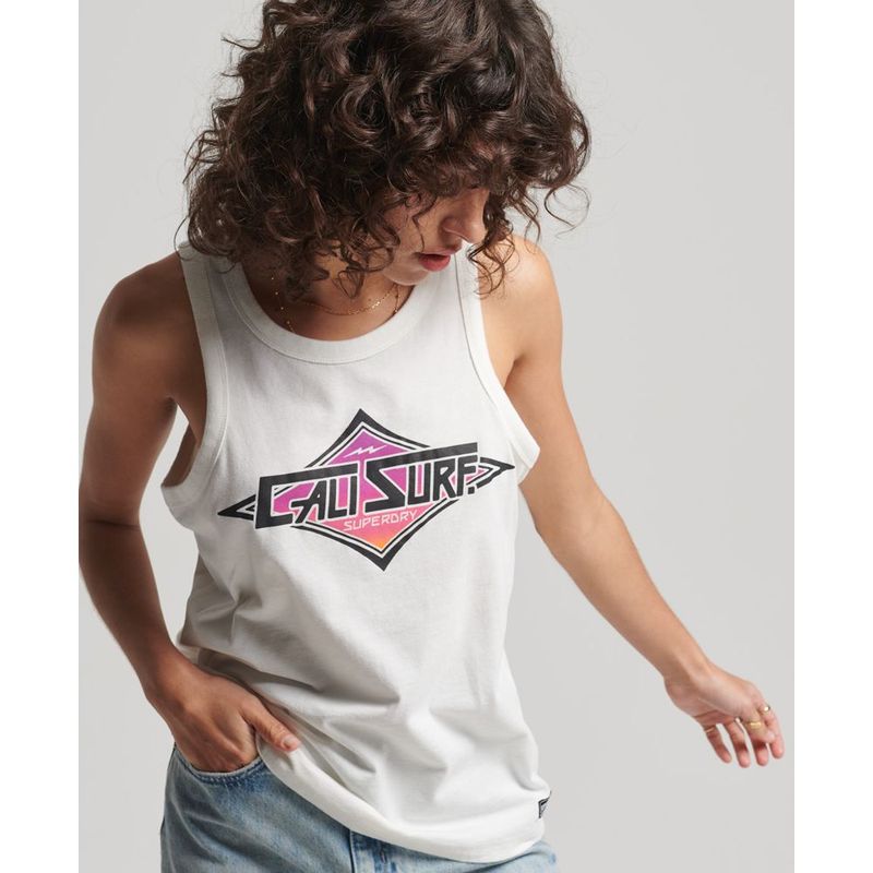 SUPERDRY - Camiseta Para Mujer Vintage Cali Vest Superdry