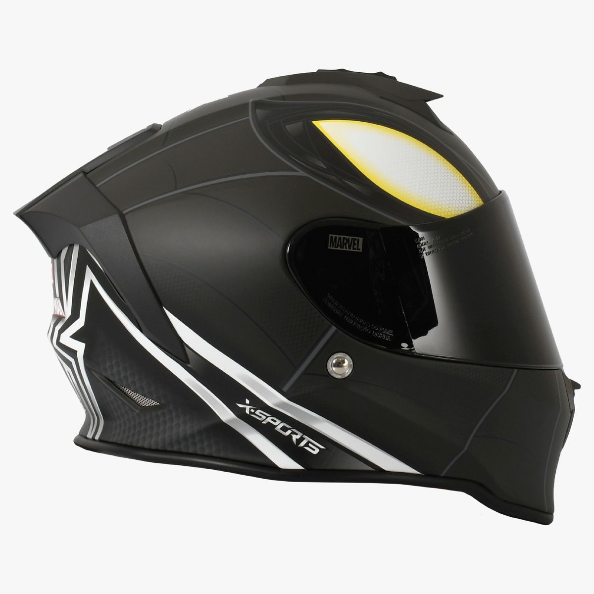 X SPORTS - CASCO XSPORTS V151 ECE2206 MARVEL SPIDERMAN NEGRO MAT TLL XL