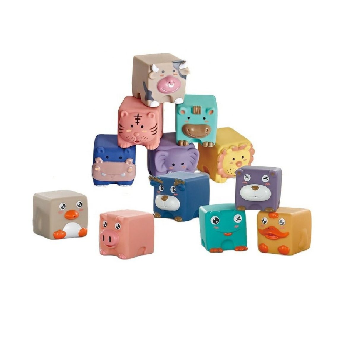 MUNDO BEBE - Juego  Didácticos Bloques De Silicona Para Bebe Niño Niña