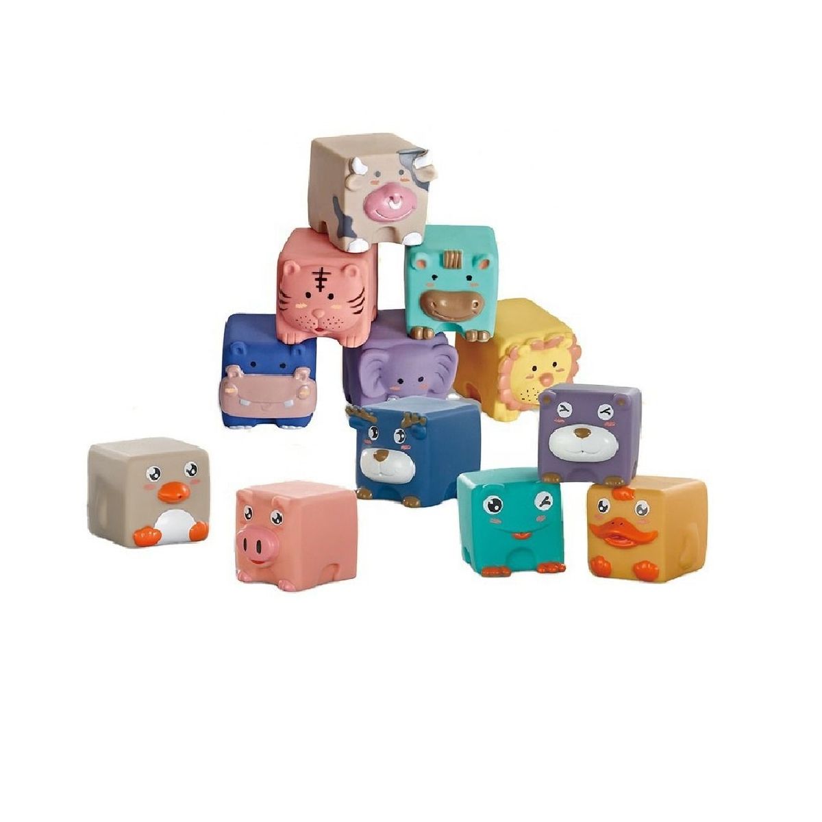 MUNDO BEBE - Juego  Didácticos Bloques De Silicona Para Bebe Niño Niña