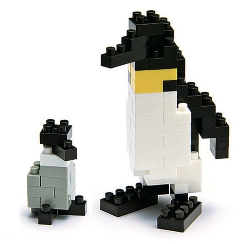 GENERICO - Pingüino Emperador Nanoblock  Microbloques  De Construcción