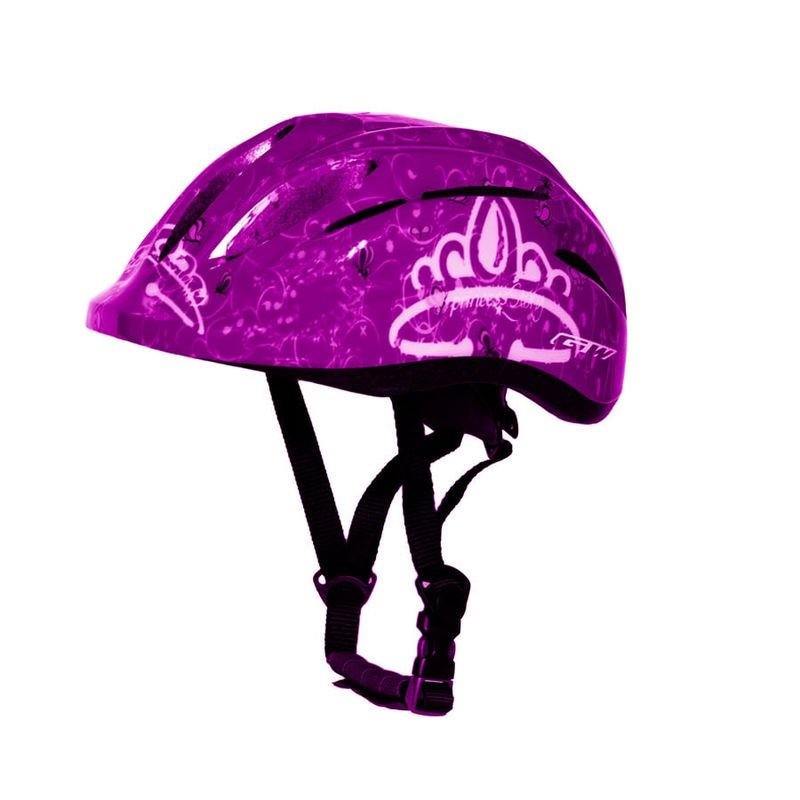 GW - Casco de ciclismo para niñas Gw Magenta Princesas Talla S