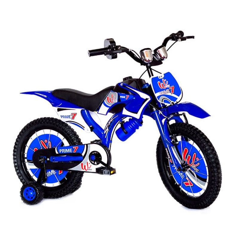 WUILPY BIKE - Bicimoto para niños rin 16 Wuilpy Verde 3 a 6 años Azul