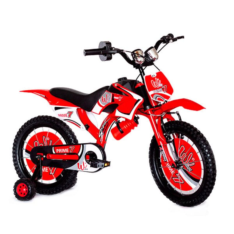 WUILPY BIKE - Bicimoto para niños rin 16 Wuilpy Rojo 3 a 6 años Rojo