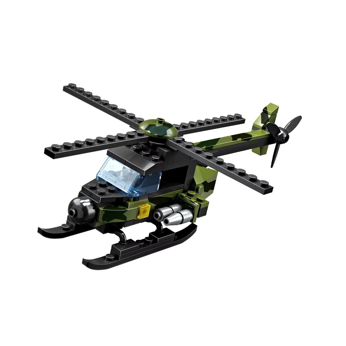 GENERICO - COGO Exploradores Militar 3 en 1 Set3019-8 De 102 Piezas