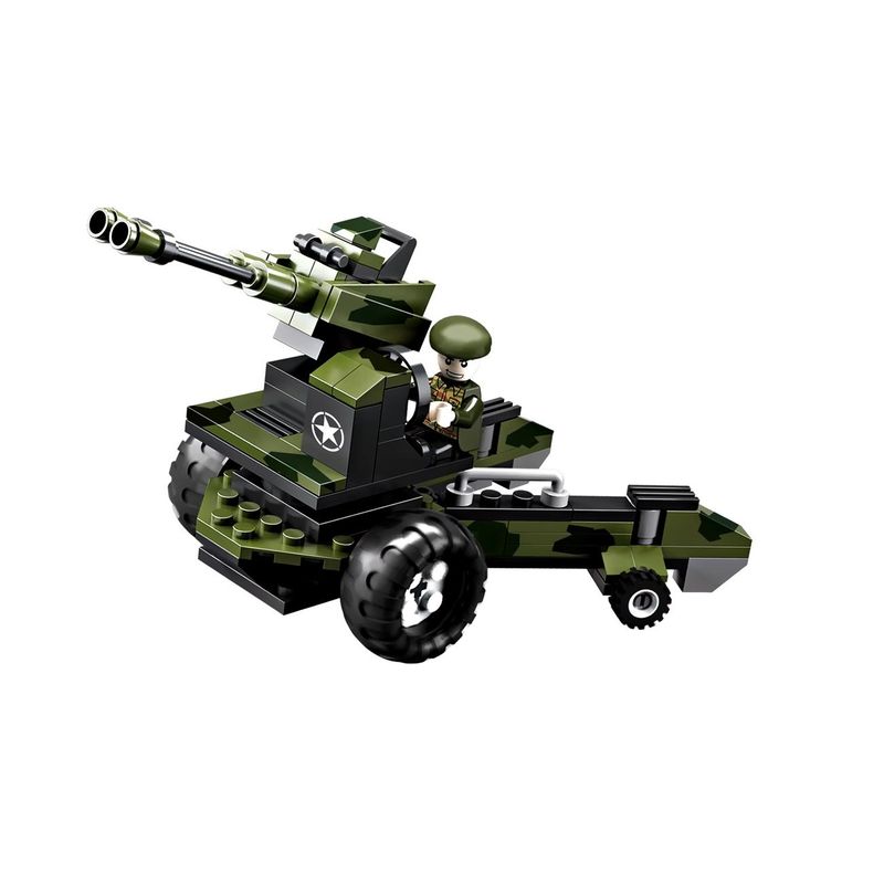 GENERICO - COGO Exploradores Militar 3 en 1 Set3019-5 De 102 Piezas