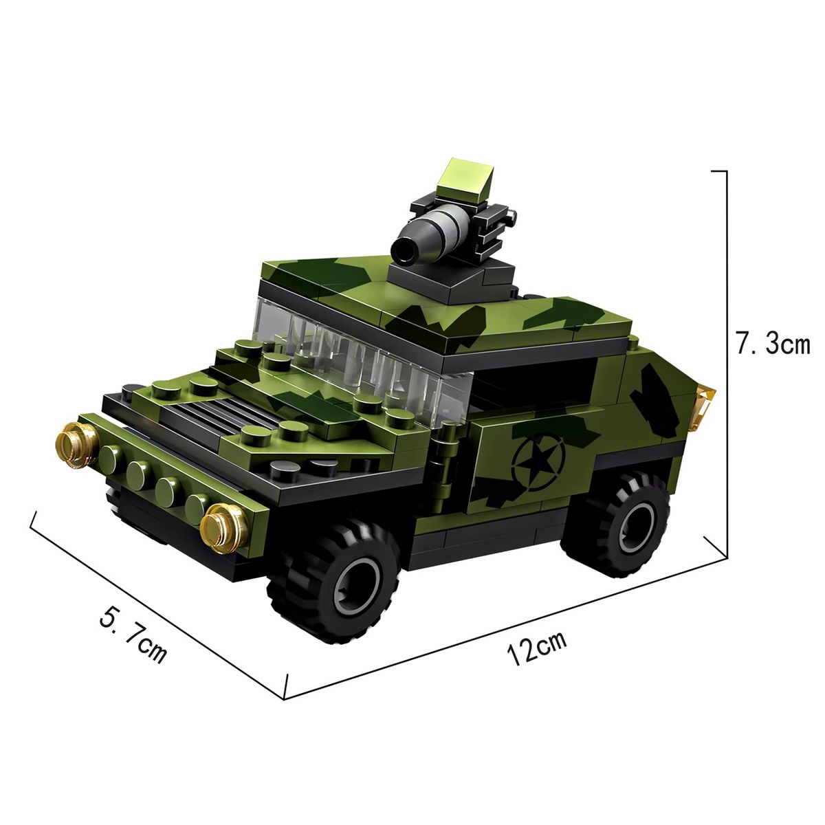 GENERICO - COGO Exploradores Militar 3 en 1 Set3019-3 De 102 Piezas