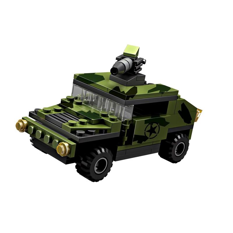GENERICO - COGO Exploradores Militar 3 en 1 Set3019-3 De 102 Piezas
